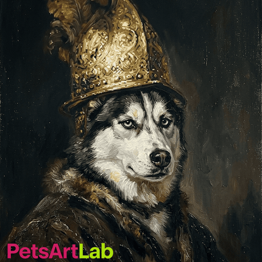 Handmade Custom Pet Portrait Oil Painting - Capture Your Furry Friend’s Personality, Premium Canvas Art for Living Room/Bedroom