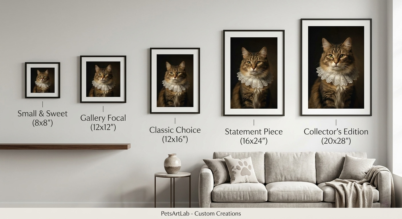 Handmade Custom Pet Portrait Oil Painting - Capture Your Furry Friend’s Personality, Premium Canvas Art for Living Room/Bedroom